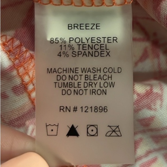 Title Nine pink printed sleeveless Frances dress size Small - Picture 7 of 7